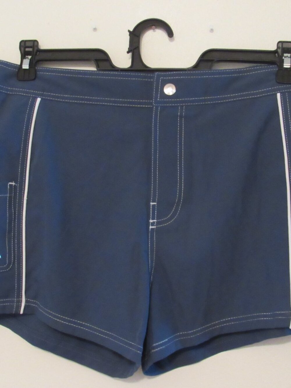 Free Country Board High Rise Shorts XL Blue Beach Nautica
